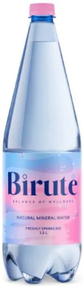 Вода мінеральна Birute сильногазована, 1,5 л