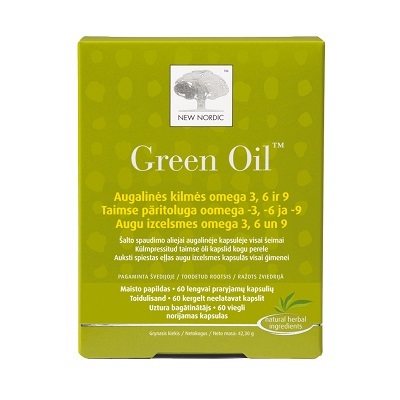 Омега 3-6-9 New Nordic Green Oil рослинного походження капсули №60