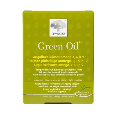 Омега 3-6-9 New Nordic Green Oil рослинного походження капсули №60