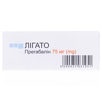 Лігато капсули тв. по 75 мг №21 (7х3)
