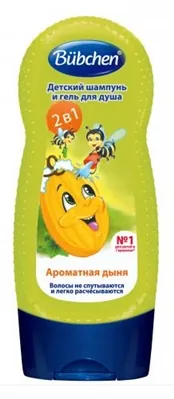 Шампунь і гель для душу Bubchen 2 в 1 Ароматна диня, 230 мл