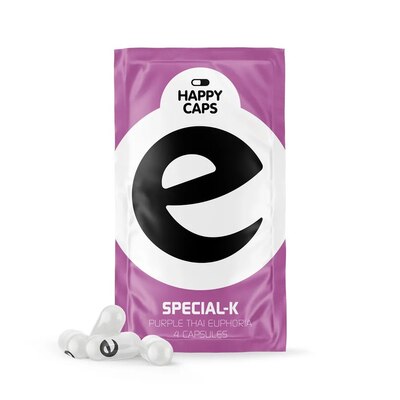 Капсулы для релакса для эйфории Happy Caps Special-K, капсулы №4 в саше