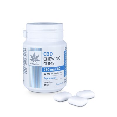 Жувальна гумка CannaLine 250 мг CBD, 25 штук