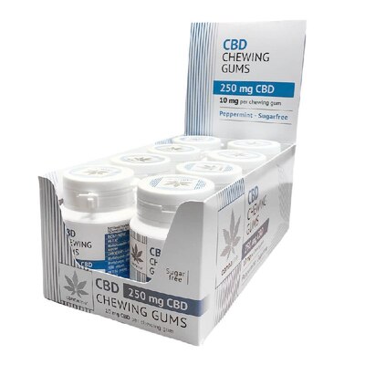 Жувальна гумка CannaLine 250 мг CBD, 25 штук