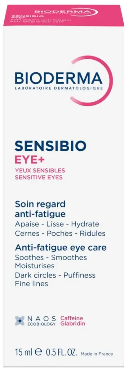 Засіб для контуру очей Bioderma Sensibio Eye+ проти втоми, 15 мл