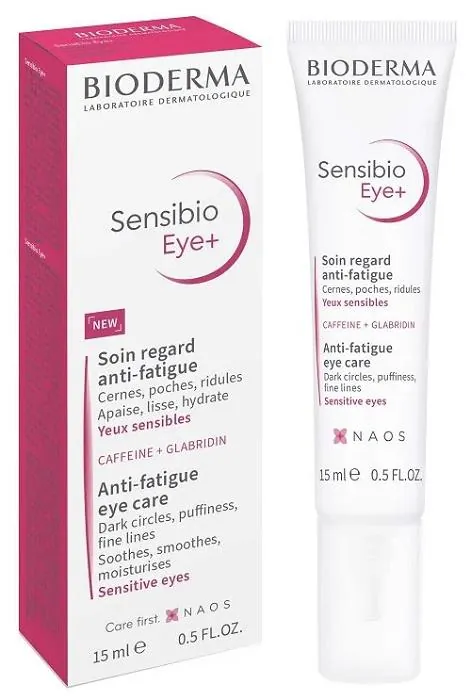 Засіб для контуру очей Bioderma Sensibio Eye+ проти втоми, 15 мл