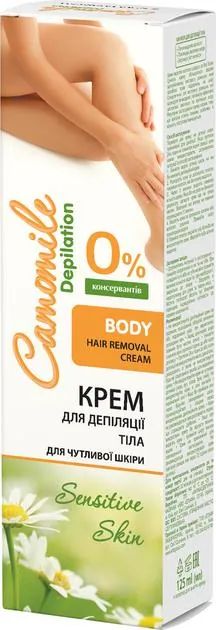 Крем Camomile Depilation для депіляції тіла, 125 мл