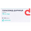 Торасемід-Дарниця таблетки по 10 мг №100 (10х10)
