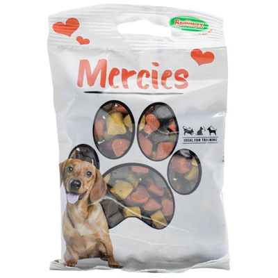 Лакомство Bubimex Semi Moist Treat Mini Hearts Печенье Мини-сердца для собак, 100 г
