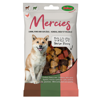 Лакомство Bubimex Semi Moist Treat Mini Hearts Печенье Мини-сердца для собак, 100 г