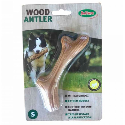 Игрушка Bubimex Wood Antler деревянный рог для собак, размер S