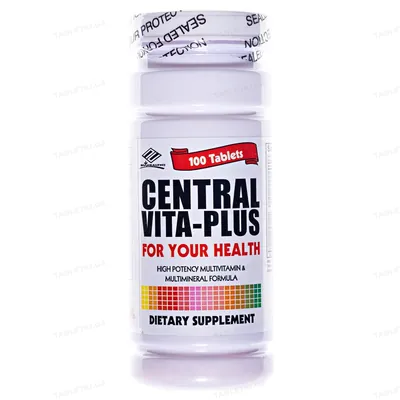 Мультивітамін Central Vita PLUS таблетки №100