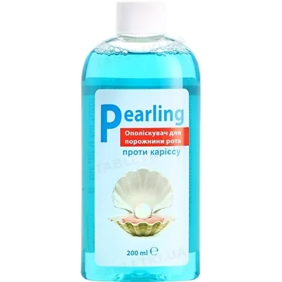 Ополіскувач для ротової порожнини Pearling від карієсу, 200 мл