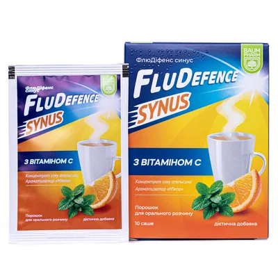 ФлюДіфенс Синус Baum Pharm порошок №10 в саше