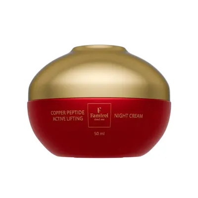 Крем для обличчя Famirel Copper Peptide ліфтинг-актив з пептидами міді нічний, 50 мл