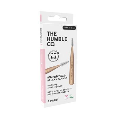 Інтердентальні щітки Humble бамбукові, розмір 0, 0.40 мм, 6 шт