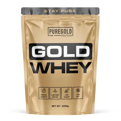 Протеїн сироватковий концентрат Pure Gold Protein Pure Gold Whey персиковий йогурт, 2300 г