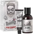 Набір для фарбування Beardburys 9G сірий для волосся, бороди і вусів, 30мл/45мл
