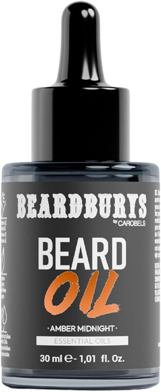 Масло-сыворотка для бороды Beardburys Amber Midnight с эфирными маслами, 30 мл