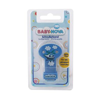 Держатель для пустышки Baby-Nova 34122, с овальной клипсой