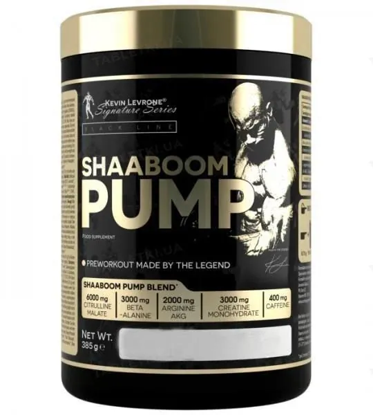 Передтренувальний комплекс Kevin Levrone Shaaboom Pump цитрус персик, 385 г