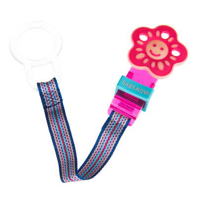Держатель для пустышки Baby-Nova 34155, с клипсой