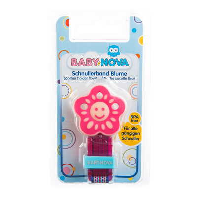Держатель для пустышки Baby-Nova 34155, с клипсой
