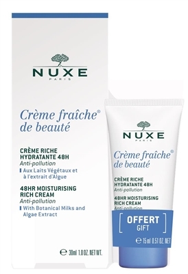 Набір Nuxe Creme Fraiche крем-фреш насичений, 30 мл + 15 мл