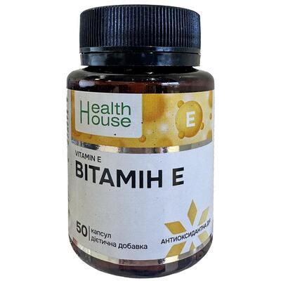 Вітамін Е Health House капсули №50