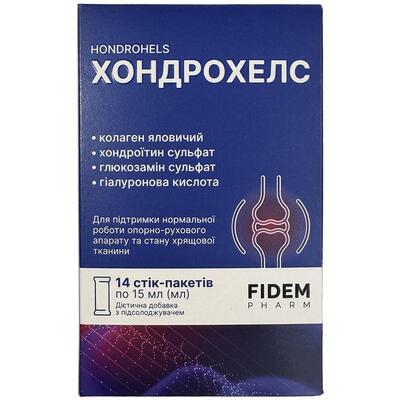 Хондрохелс Fidem Pharm розчин питний по 15 мл у стік-пакетах №14