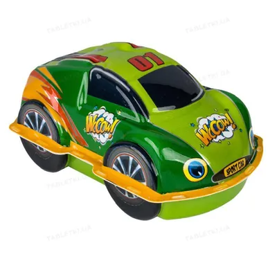 Машинка пластикова Wooow Sport car з цукерками та сюрпризом, 50 г