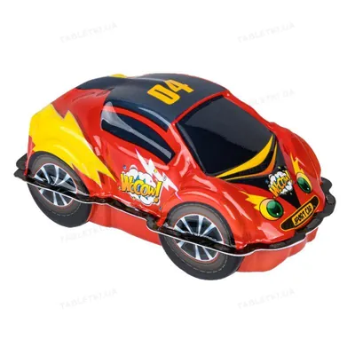 Машинка пластикова Wooow Sport car з цукерками та сюрпризом, 50 г