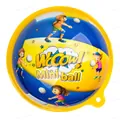 М’яч пластиковий Wooow Mini ball з цукерками та сюрпризом для дівчинки та хлопчика, 30 г