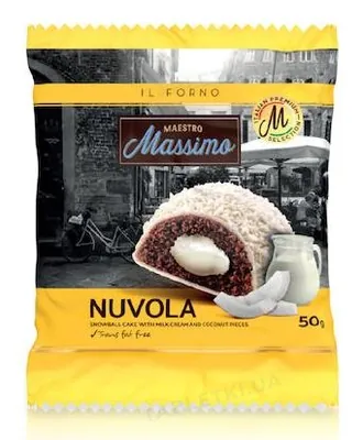 Тістечко Maestro Massimo Nuvola кокос, 50 г