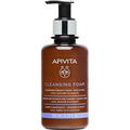 Пенка для лица и кожи вокруг глаз Apivita Cleansing, очищающая с оливой и лавандой, 200 мл