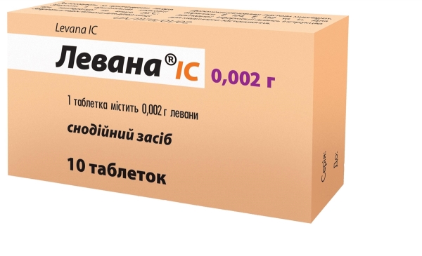 Левана IC таблетки по 2 мг №10