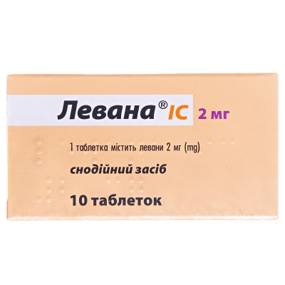 Левана IC таблетки по 2 мг №10