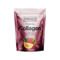 Колаген Pure Gold Protein Marine Collagen Raspberry з вітаміном С та цинком, зі смаком малини, 150 г