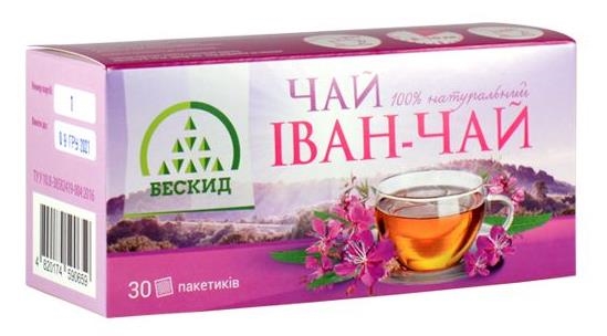Чай травяной Бескид Иван-чай по 1 г №30 в фил.-пак.