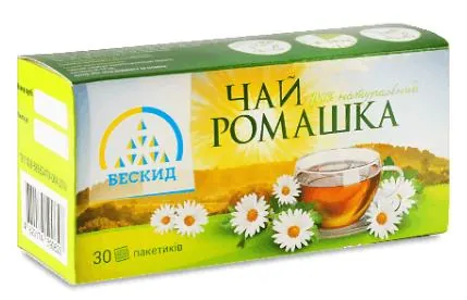 Чай трав'яний Бескид Ромашка по 1 г №30 в філ.-пак.