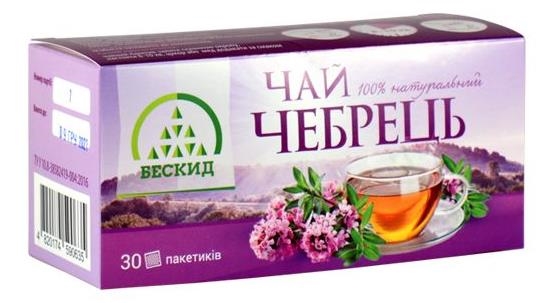 Чай трав'яний Бескид Чебрець по 1 г №30 в філ.-пак.