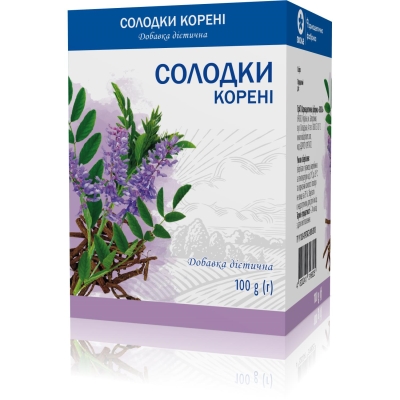 Солодки корни Виола по 100 г в пач. с внут. пак.