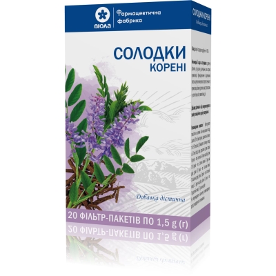 Солодки корни Виола по 1,5 г №20 в фил-пак.