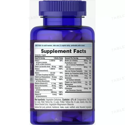 Мультивітаміни для жінок  Puritan's Pride One Daily Women's Multivitamin, 200 каплет