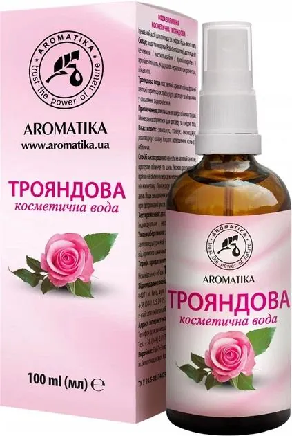 Вода косметична Ароматика Трояндова, 100 мл