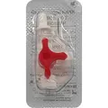 Кран 3-х ходовий Юрія-Фарм для інфузійної терапії червоний, 1 штука