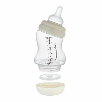 Пляшечка Canpol Babies S-Shape 24/201 антиколікова з широким отвором, 200 мл