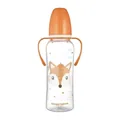 Пляшечка Canpol Babies Cute Animals 11/845_ora стандартна з ручками помаранчева, 250 мл