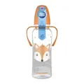 Пляшечка Canpol Babies Cute Animals 11/845_ora стандартна з ручками помаранчева, 250 мл