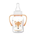 Пляшечка Canpol Babies Cute Animals 11/823_ora стандартна з ручками помаранчева, 120 мл